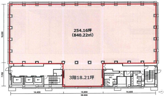 イタリア文化会館ビル9F 間取り図