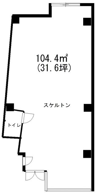 フラワー吉田ビル1F 間取り図