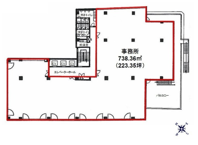 五反田NTビル4F 間取り図