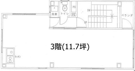 堀越ビル3F 間取り図