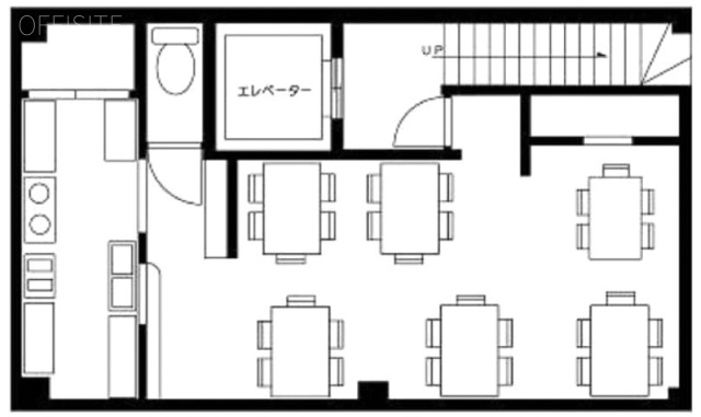 信水ビルB1F 間取り図