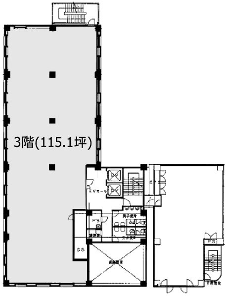 オーム(OHM)ビル3F 間取り図