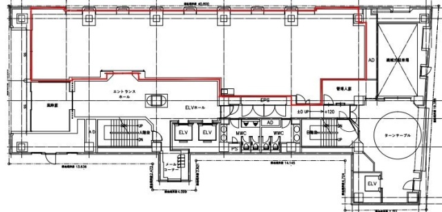 東京神田須田町ビル1F 間取り図