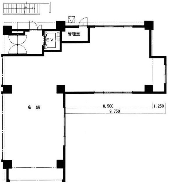 カツミビル1F 間取り図