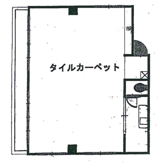 原宿パレス3F 間取り図