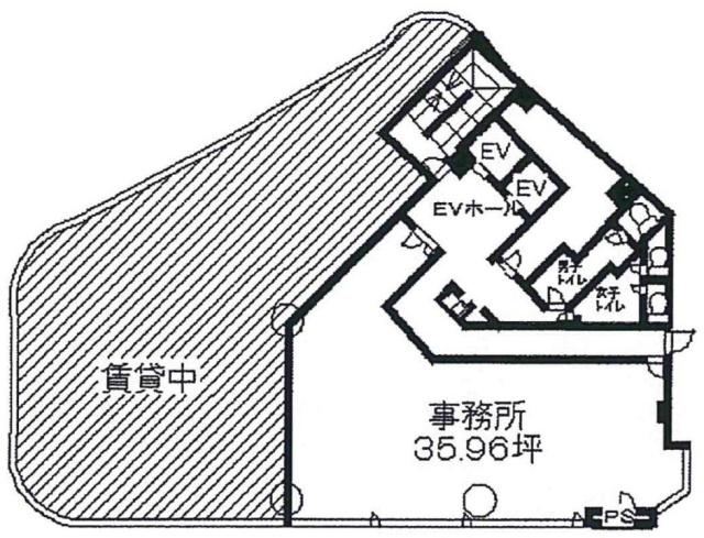 フォンテ西原宿ビル4F 間取り図