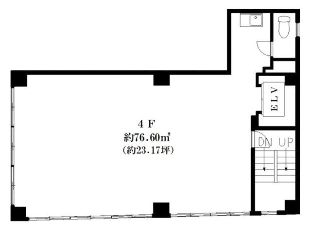 鈴木ビル4F 間取り図