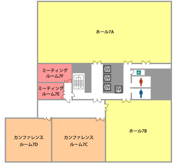 TKP市ヶ谷ビル(TKP市ヶ谷カンファレンスセンター)D 間取り図