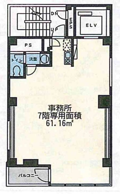 ハビウル銀座(銀座1138)ビル7F 間取り図