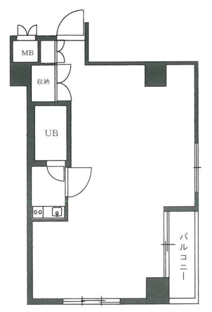 築地ホワイトビル703 間取り図
