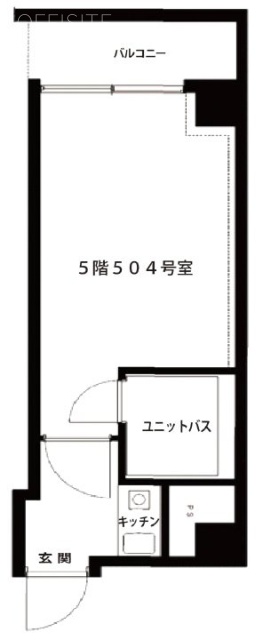 タウンハイツ銀座504 間取り図