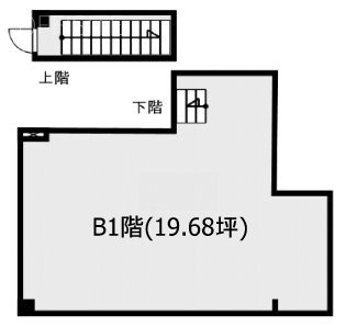 ダイユウビル赤坂B1F 間取り図