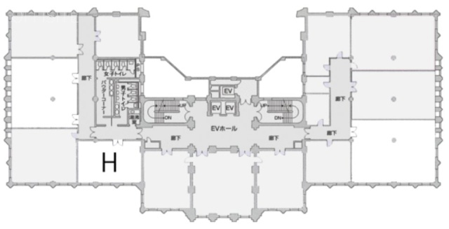 市政会館H 間取り図