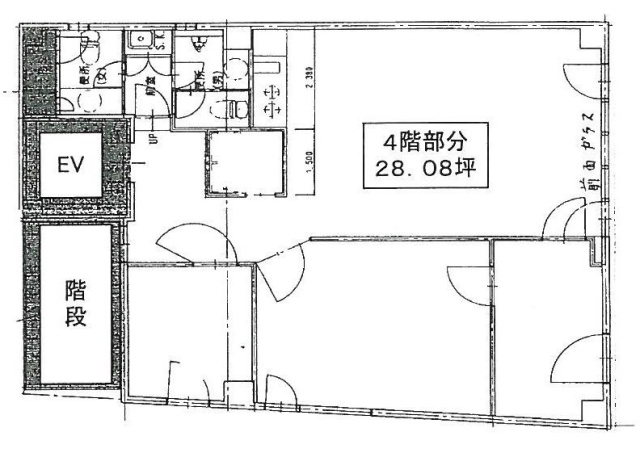 コロムビア代々木公園ビル4F 間取り図