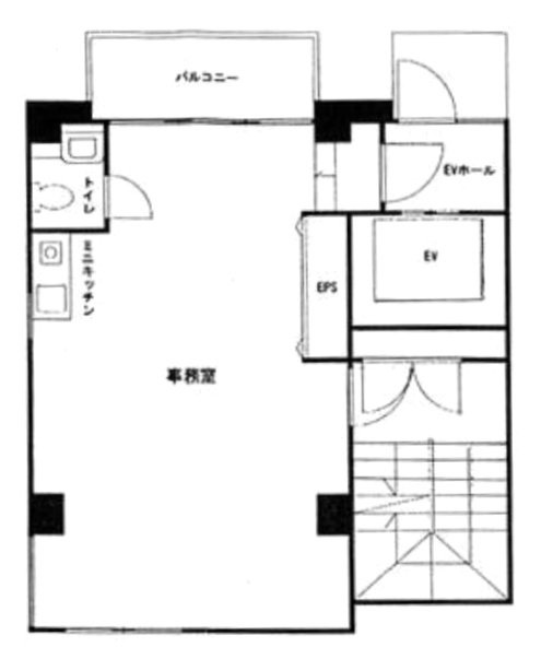 宮倉ビル7F 間取り図