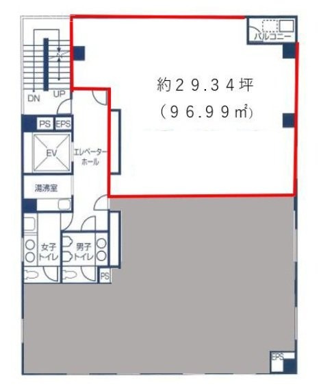 圭盟ビル401 間取り図