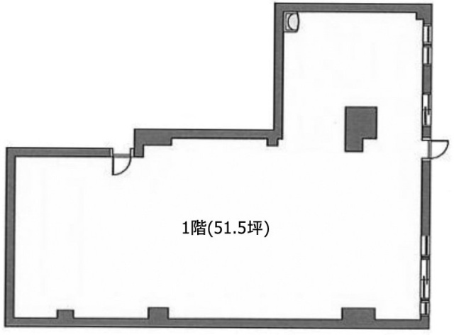 エスペランサ吾嬬1F 間取り図