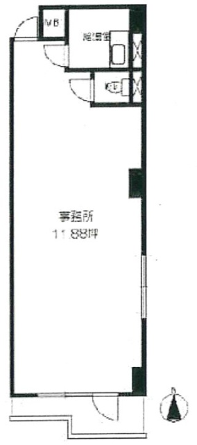 麹町センタービル203 間取り図