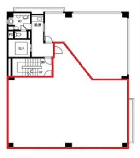 印刷産業ビルB 間取り図