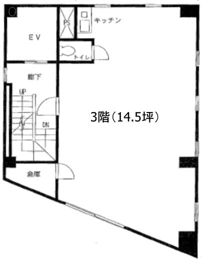 武藤ビル3F 間取り図