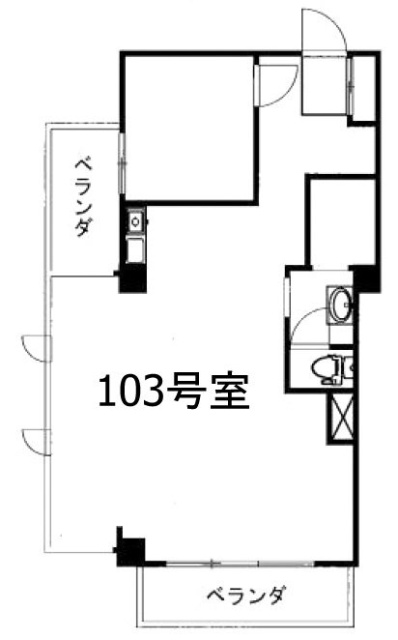 ザ・テラス103 間取り図