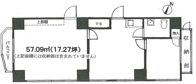 新宿オリンピックマンション3F 間取り図