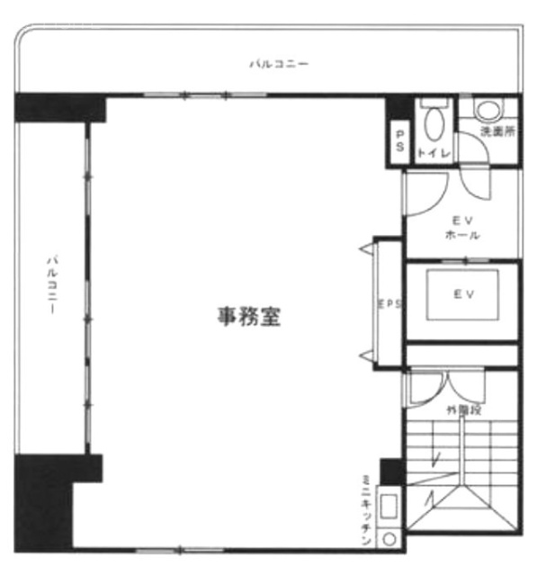 宮倉ビル6F 間取り図