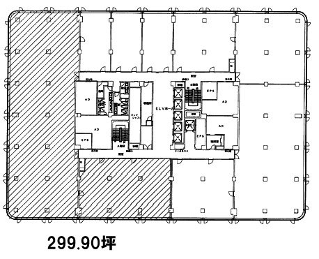 東京交通会館ビル9F 間取り図