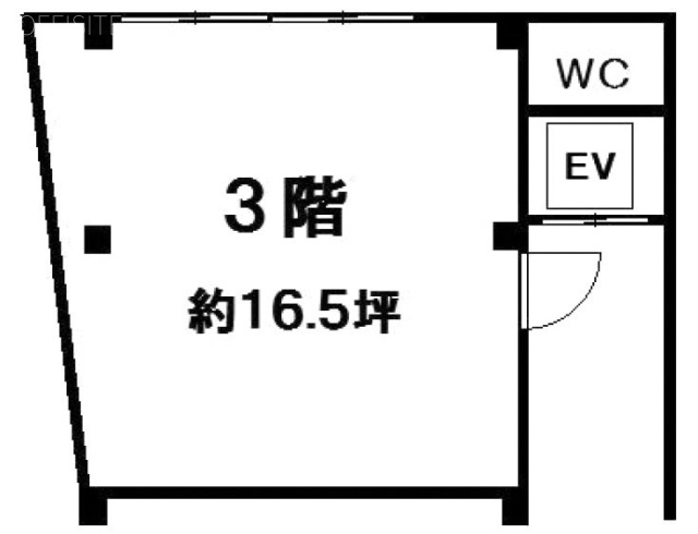 第3TAC平和島駅前ビル3F 間取り図