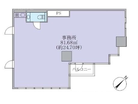 フェルテ中野303 間取り図