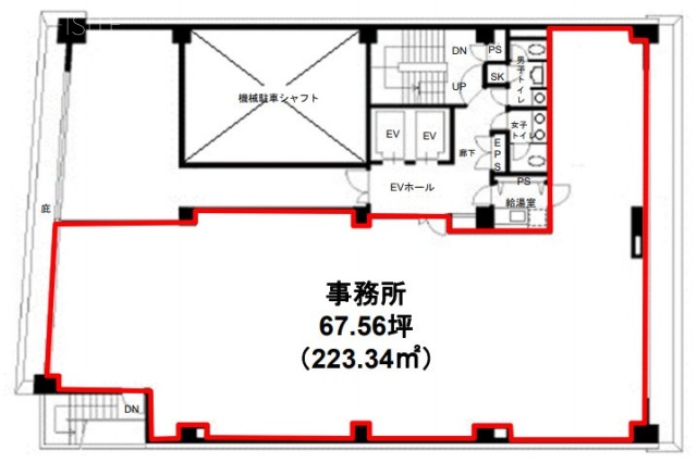 銀座セントラルビル10F 間取り図