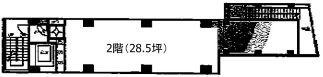 四谷2丁目ビル2F 間取り図