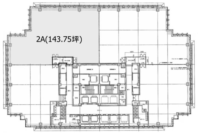 赤坂ガーデンシティ2A 間取り図