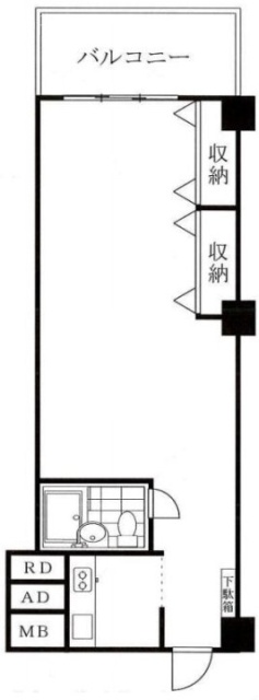 南青山スカイハイツ306 間取り図
