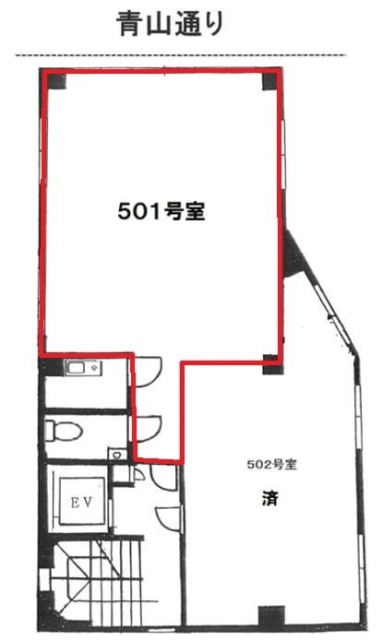 小林ビル501 間取り図