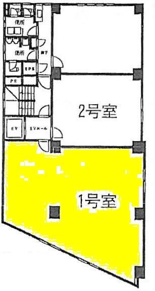 アーバンスクエア神田1001 間取り図