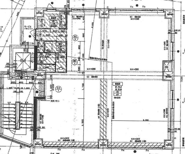 幸来路(シンライルー)ビル4F 間取り図