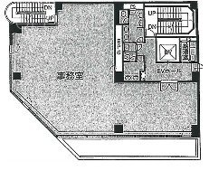 二番町カシュービル8F 間取り図