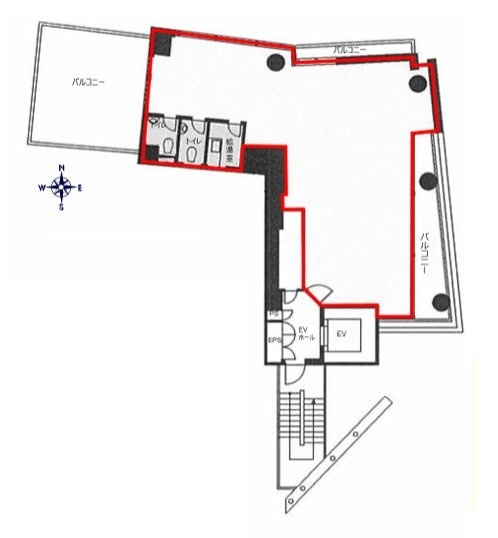 MK麹町ビル9F 間取り図