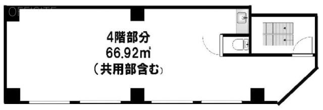 蒲田駅前プラザ4F 間取り図