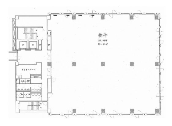 全国農業共済会館2F 間取り図