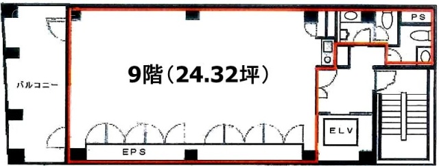 タチバナ日比谷ビル9F 間取り図