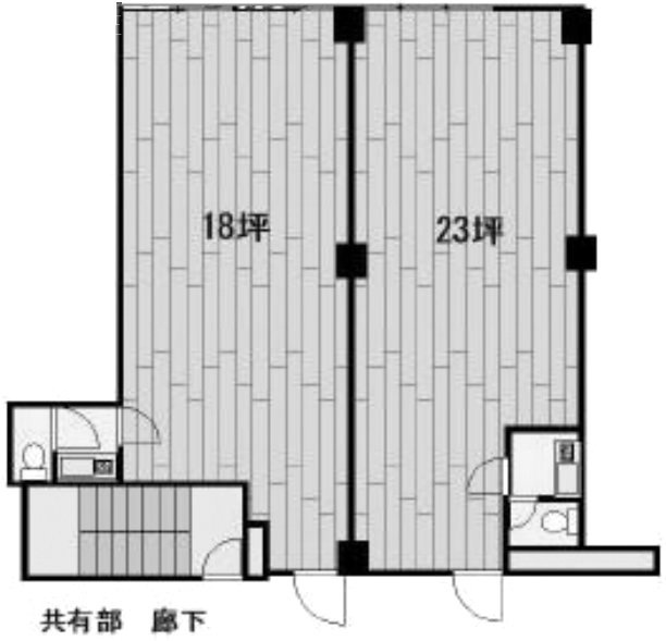 大岩ビル3F 間取り図