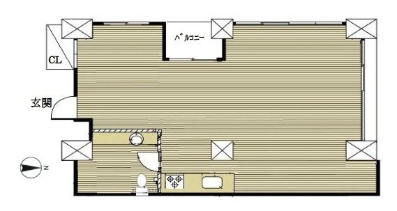 五條ビルA 間取り図