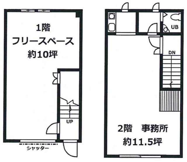 ウェルズ21船橋パート6ビルB 間取り図