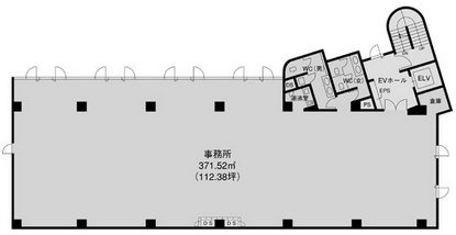 麻布8(AZABU8)ビル2F 間取り図