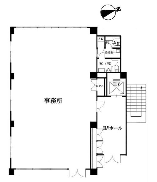 第2テーワイビル1F 間取り図