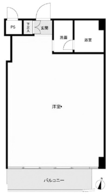 庚申(コウシン)ビル903 間取り図