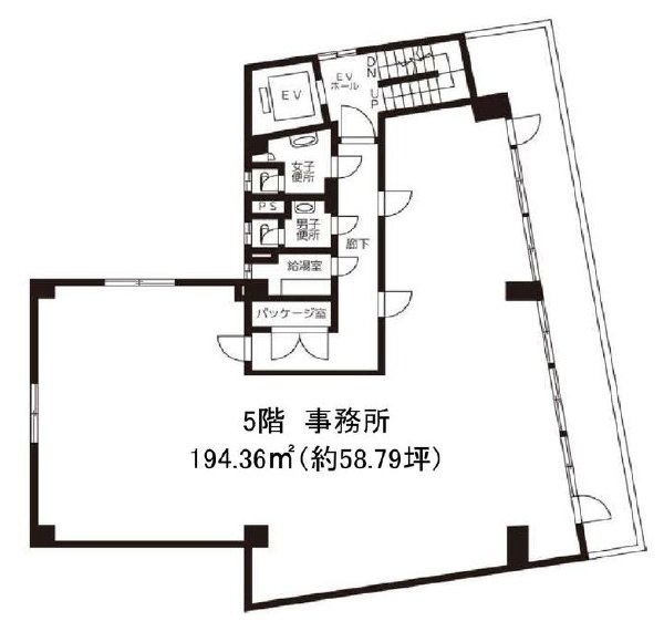 ヤシマ日本橋ビル5F 間取り図