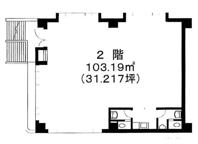 ヒルズ向山2F 間取り図